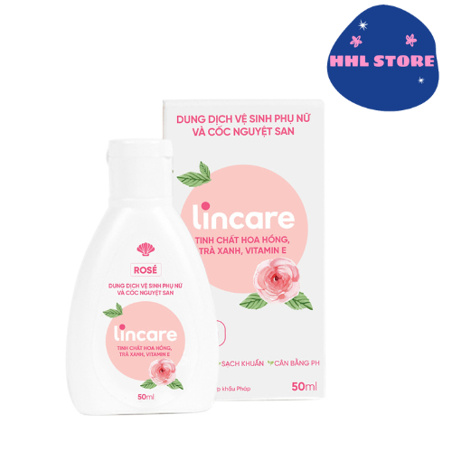 Combo 2 Chai Dung dịch vệ sinh phụ nữ và cốc nguyệt san Lincare Rose