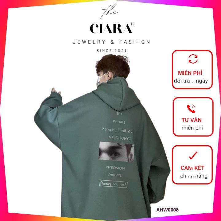Áo Hoodie Nam Nữ̀ ̣̆ ̂́ ̂̃Áo Hoodie CIARA Local Brand Nỉ Bông Cá Tính Phong Cách Hàn Quốc Năng ĐộngAHW008