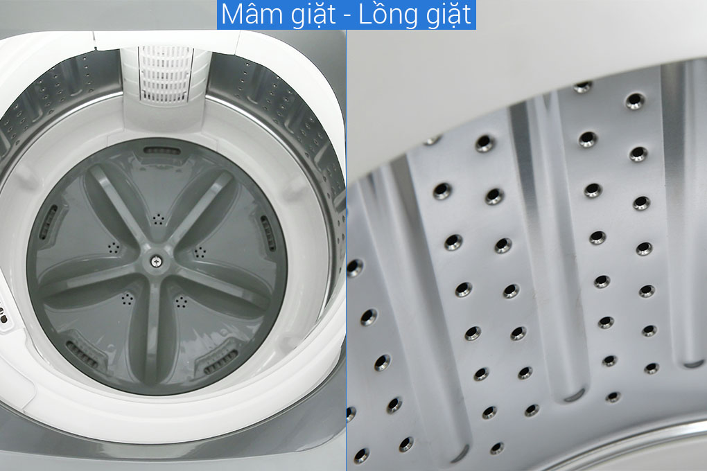Máy giặt Aqua 8 KG AQW-KS80GT S-Hàng chính hãng