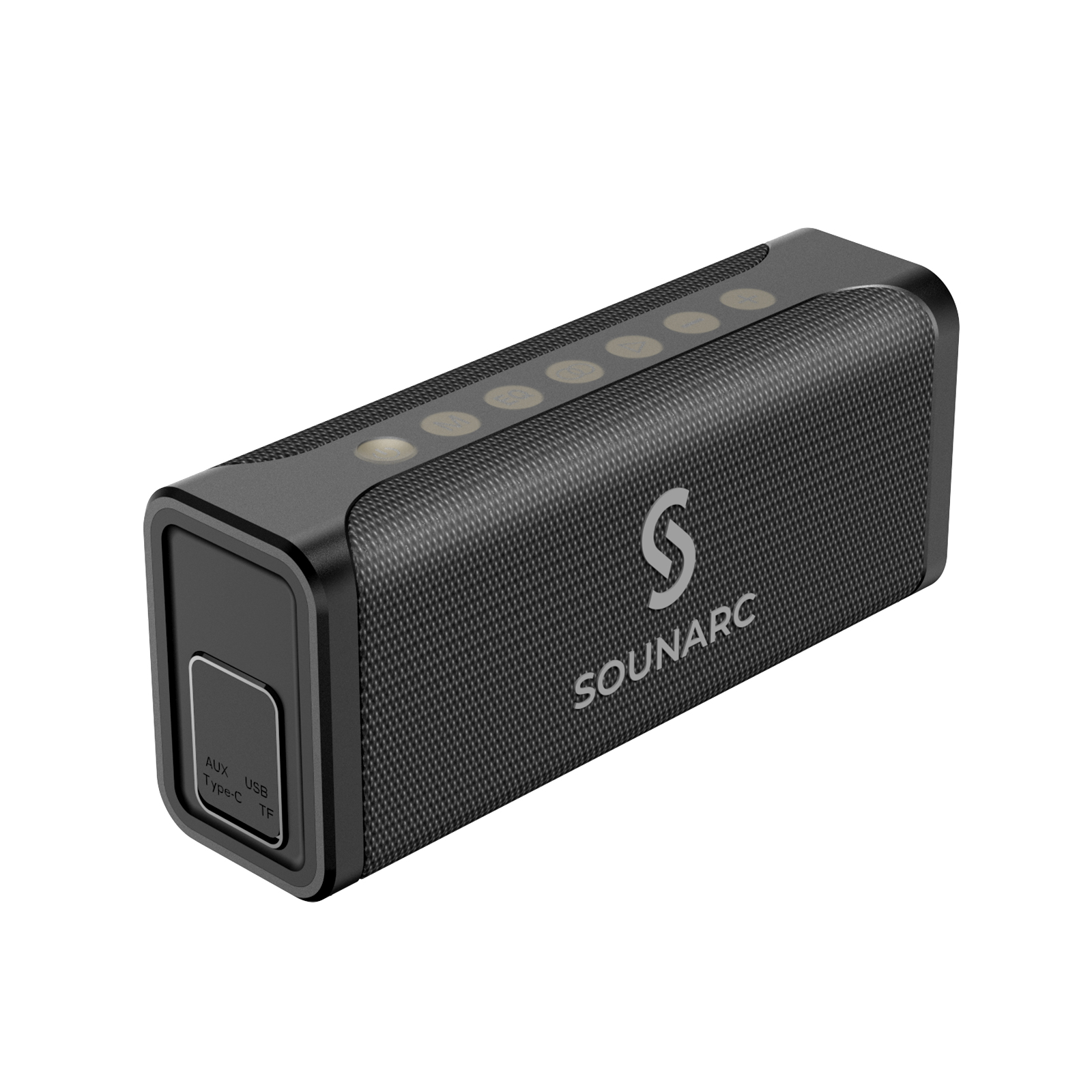 Loa Karaoke Bluetooth 5.0 Sounarc M1 + 2 Micro Không dây | Âm thanh nổi 80W mạnh mẽ | Pin 8000mAh tích hợp, Chống Nước IPX6 Hỗ Trợ Thẻ TF, Micro, AUX - Hàng chính hãng