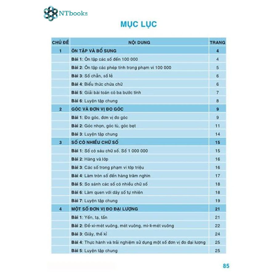 Sách Phát Triển Năng Lực Tự Học Toán 4