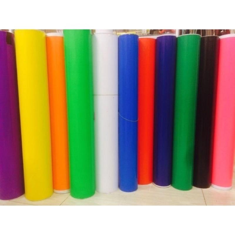 Decal khổ 60 màu trơn