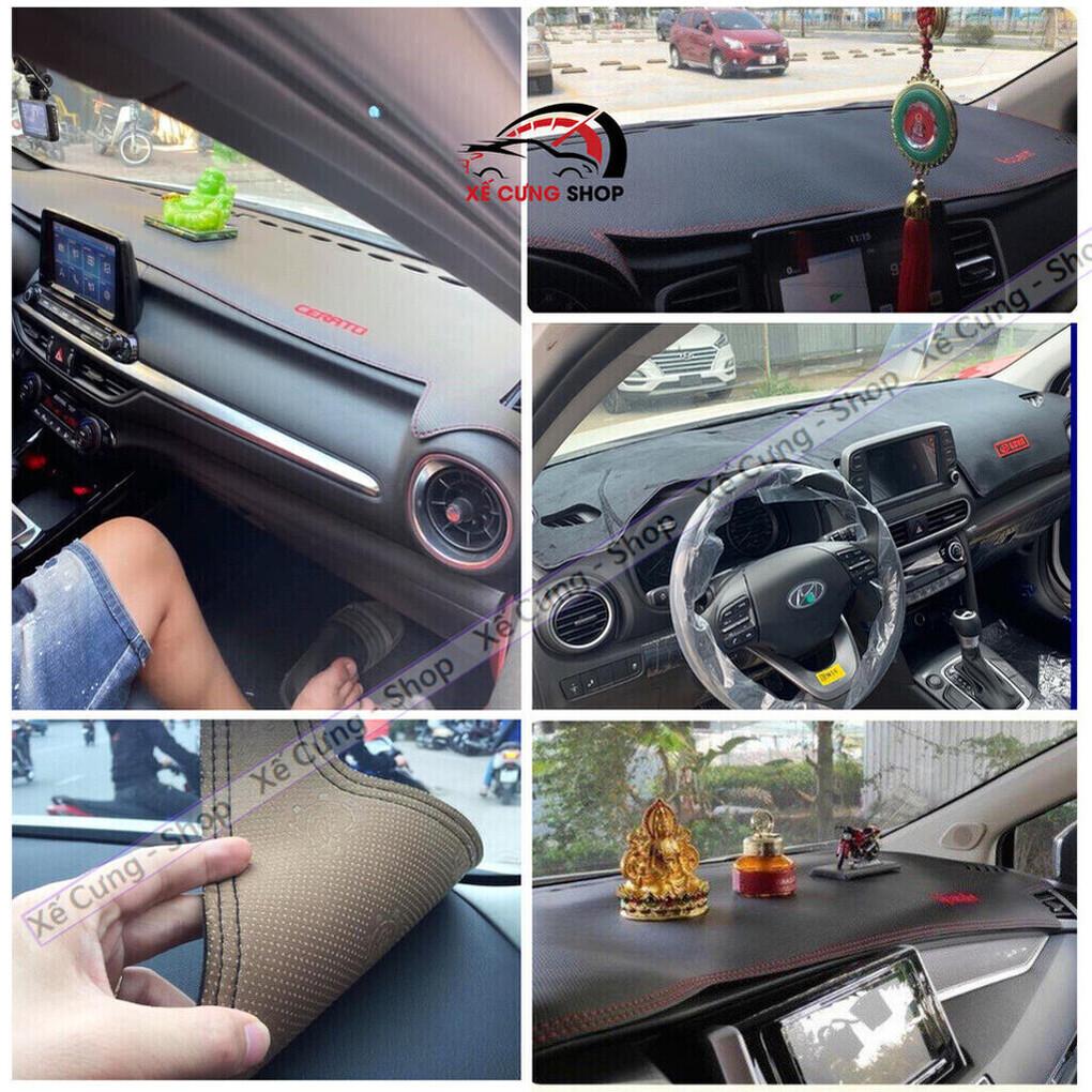 Thảm Taplo Da Vân Carbon Xe Vios Đời 2014-2022 Cao Cấp