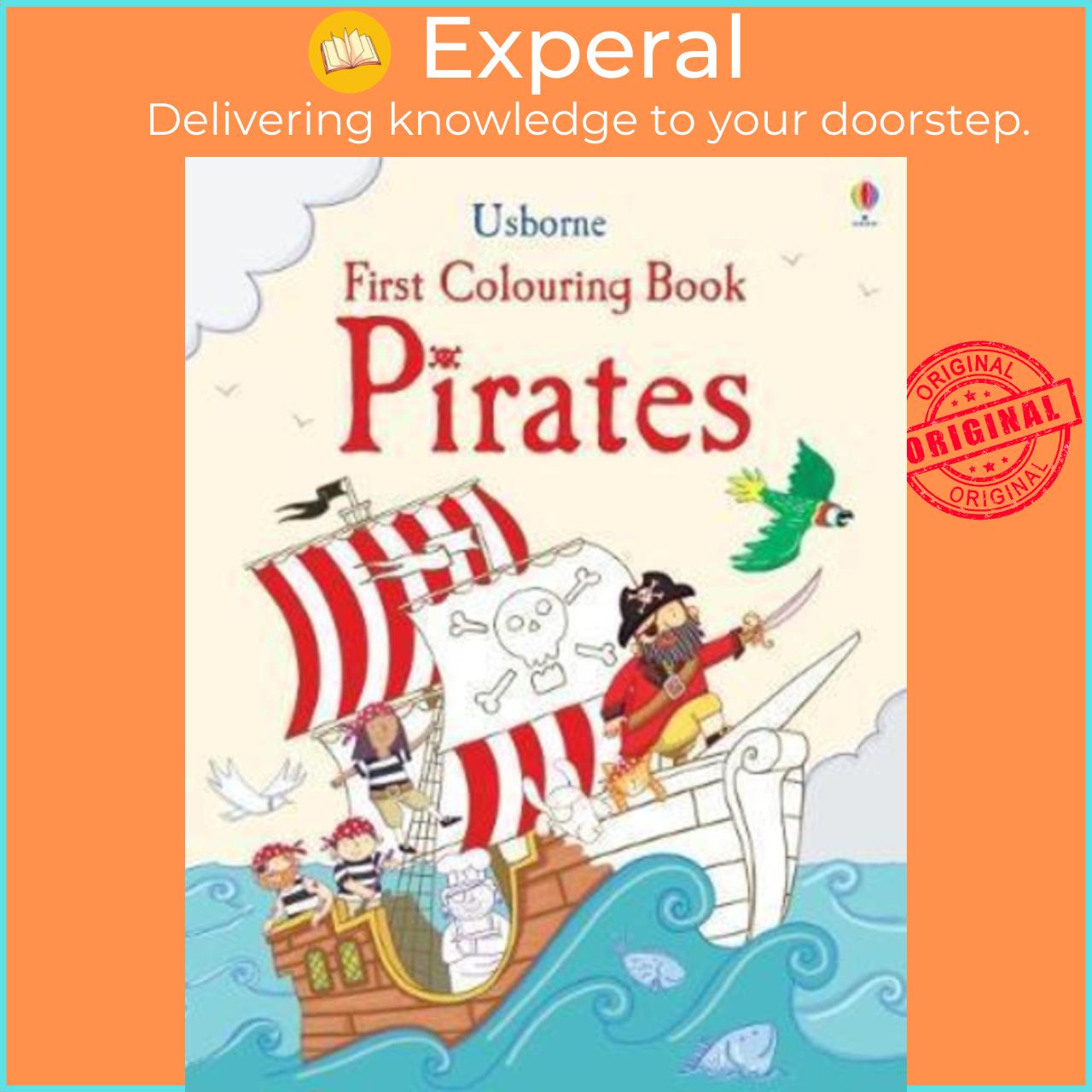 Sách - First Colouring Book Pirates by Sam Taplin