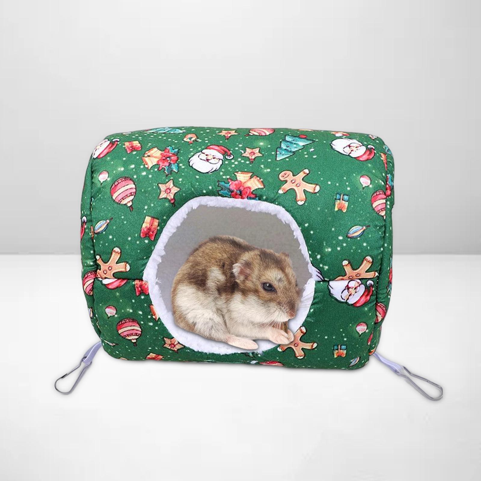 Hamster House Bed Hanging Hammock soft for Rabbit Indoor Winter