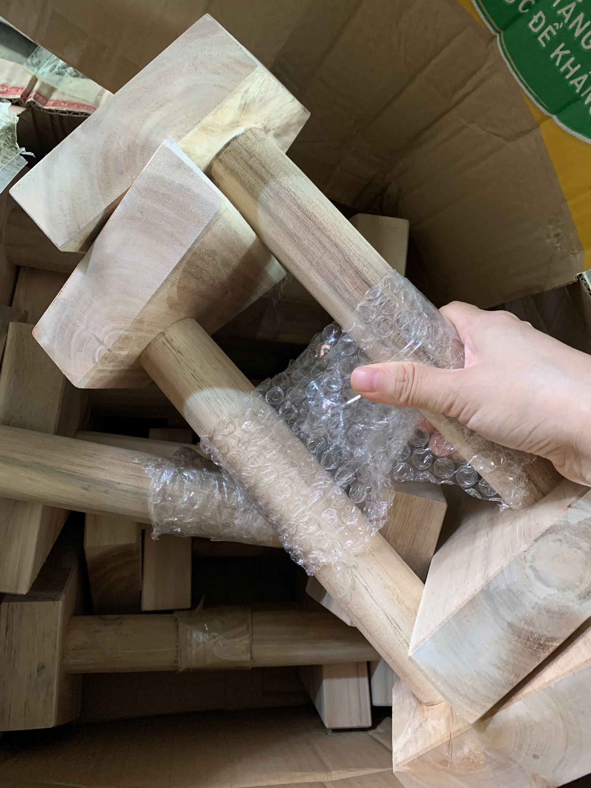 Dụng Cụ Hít Đất gỗ Parallettes