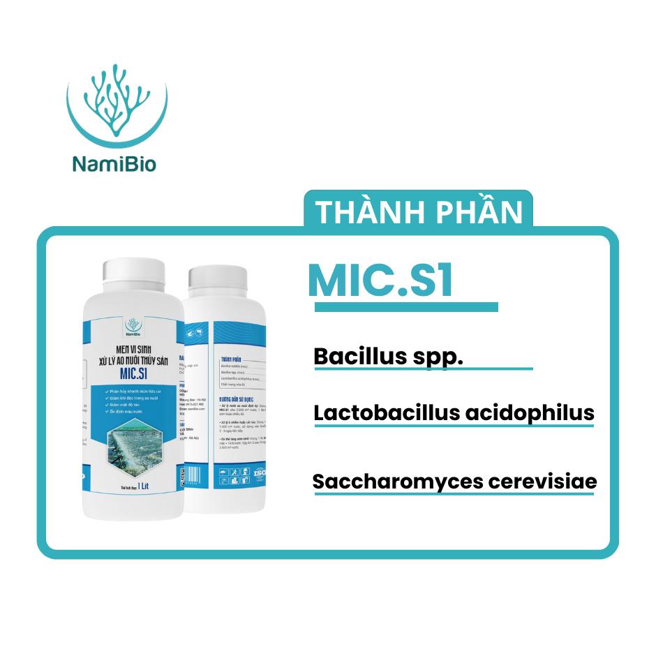 Men vi sinh xử lý ao nuôi thủy sản MIC.S1 Làm sạch ao hồ nuôi định kỳ, sau các vụ nuôi.