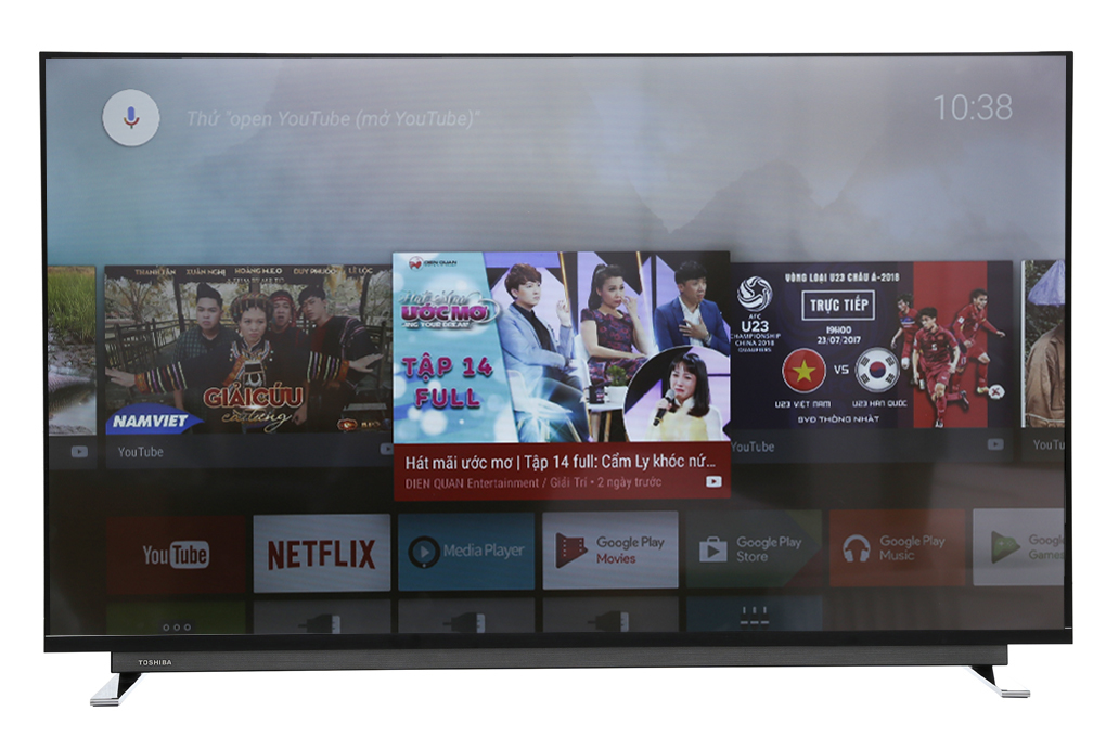 Android Tivi Toshiba 55 inch Ultra HD 4K 55U7750 - Hàng Chính Hãng