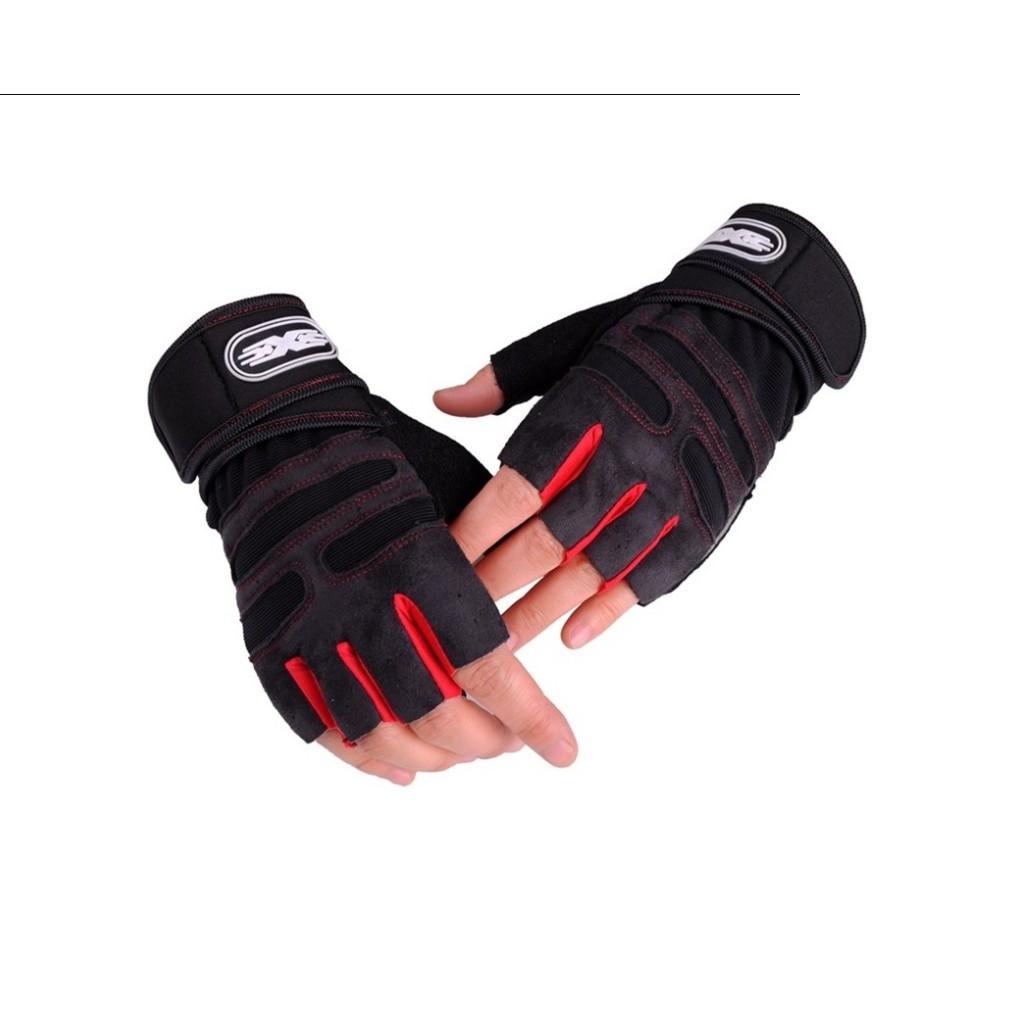Găng tay XTREAM cụt có lớp đệm lòng bàn tay -hình thật