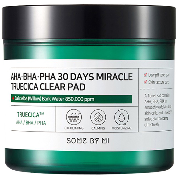 Miếng tẩy da chết Some by mi AHA-BHA-PHA 30 Days Miracle Truecica Clear Pad