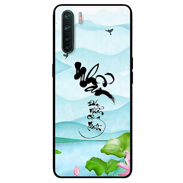 Ốp lưng dành cho Oppo Reno 3 - A91 - Thư Pháp Nhẫn