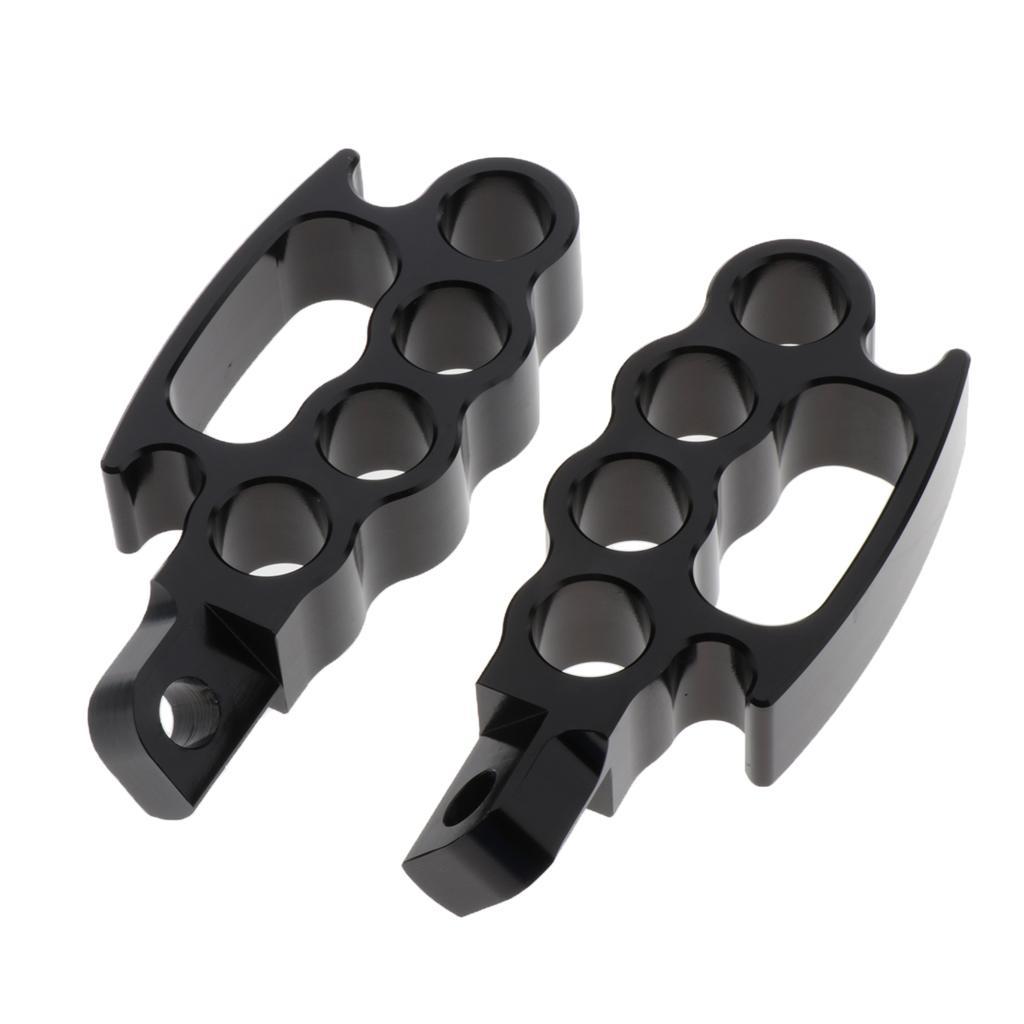2-Pair Foot Pegs Foot Rest Footpegs Motorcycle Bike Universal For