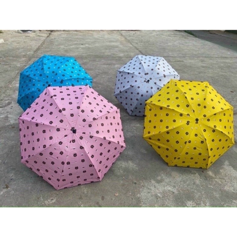 Ô dù đi mưa , che nắng vải dù gấp gọn ,chống thấm nước ,chống tia UV , trẻ trung , hiện đại hình gấu dễ thương cute nhiều màu nhỏ gọn dễ dàng mang theo mọi nơi