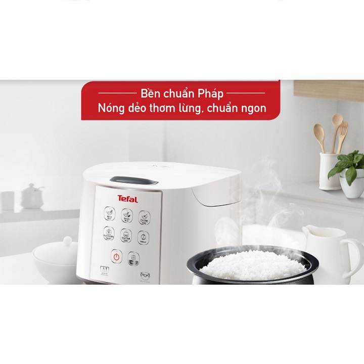 Nồi cơm điện tử Tefal 1.8L - Thương hiệu Pháp - RK732168- Hàng chính hãng