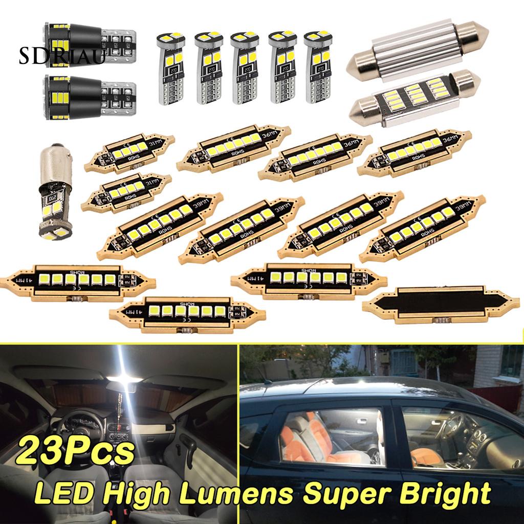 23 Bóng Đèn Led T10 / 3030 / 3014 Cho Bmw E60 E90 F10 F30 Golf 4 / 7