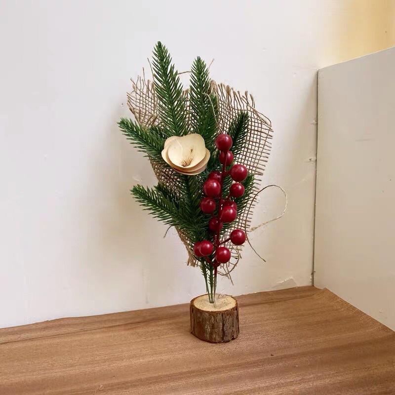 Cây thông hoa khô bằng gỗ/trang trí noel