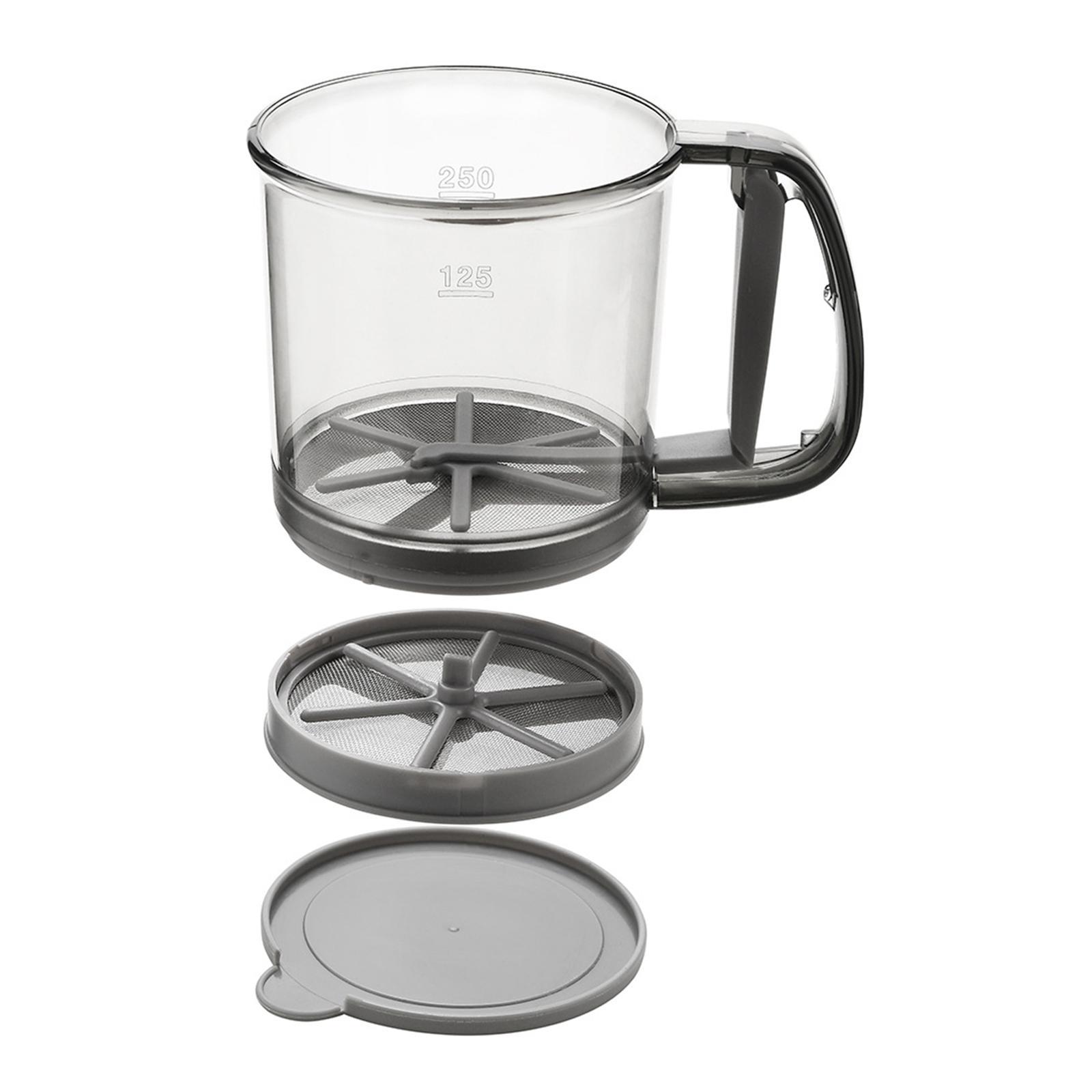 Flour Sieve Baking Utensils Sieve Cup Washable Multifunctional for Pastries Flour Cakes Pies