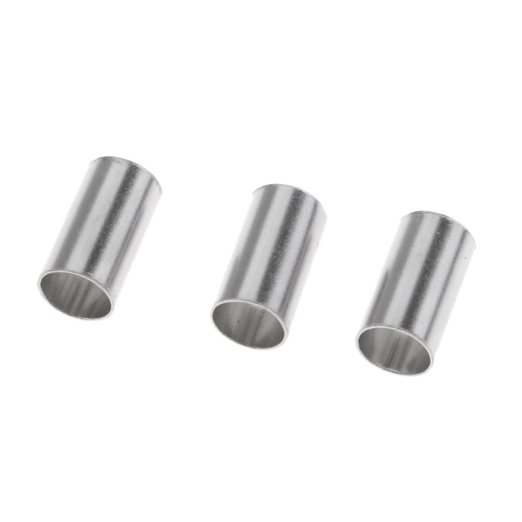 50x Single Fishing Crimp Sleeves Copper Tube Connector 7 Size