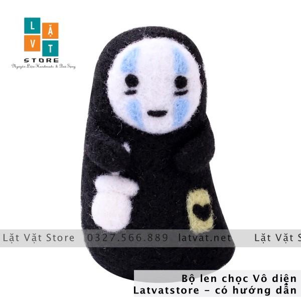 Bộ len chọc Vô diện có hướng dẫn đơn giản cho người mới làm- Needle felting No Face