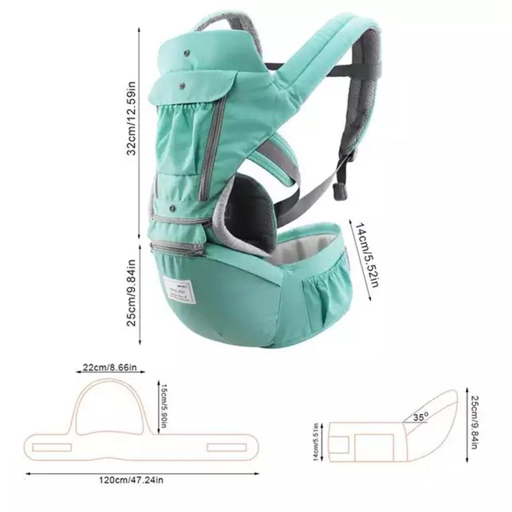 0-36M Công Thái Học Cho Bé Trẻ Sơ Sinh Hipseat Carrier Mặt Trước Công Thái Kangaroo Quấn Bé Sling Cho Bé du Lịch