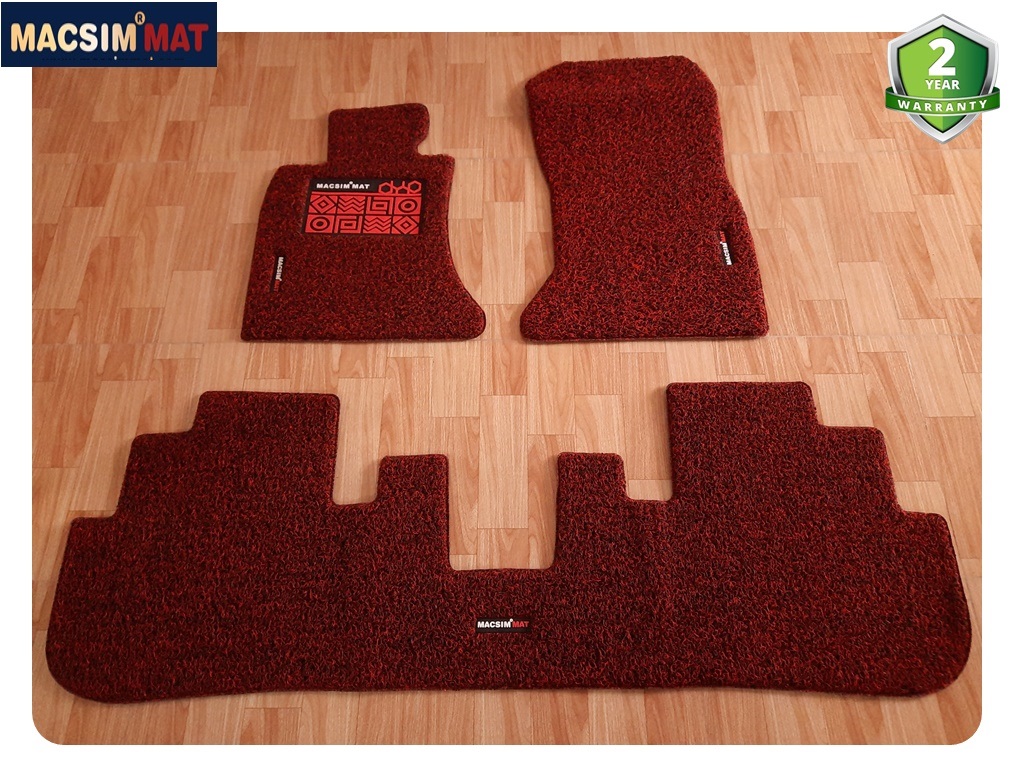 Thảm rối lót sàn ( màu đỏ,đen,ghi) ô tô Vinfast Lux A 2018- đến nay Nhãn hiệu Macsim chất liệu nhựa rối cao cấp