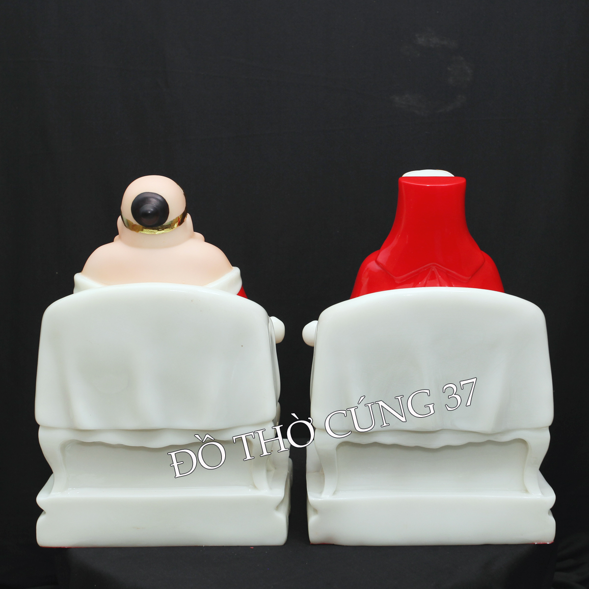 TƯỢNG THẦN TÀI THỔ ĐỊA MÀU ĐỎ - HÀNG NHẬP KHẨU