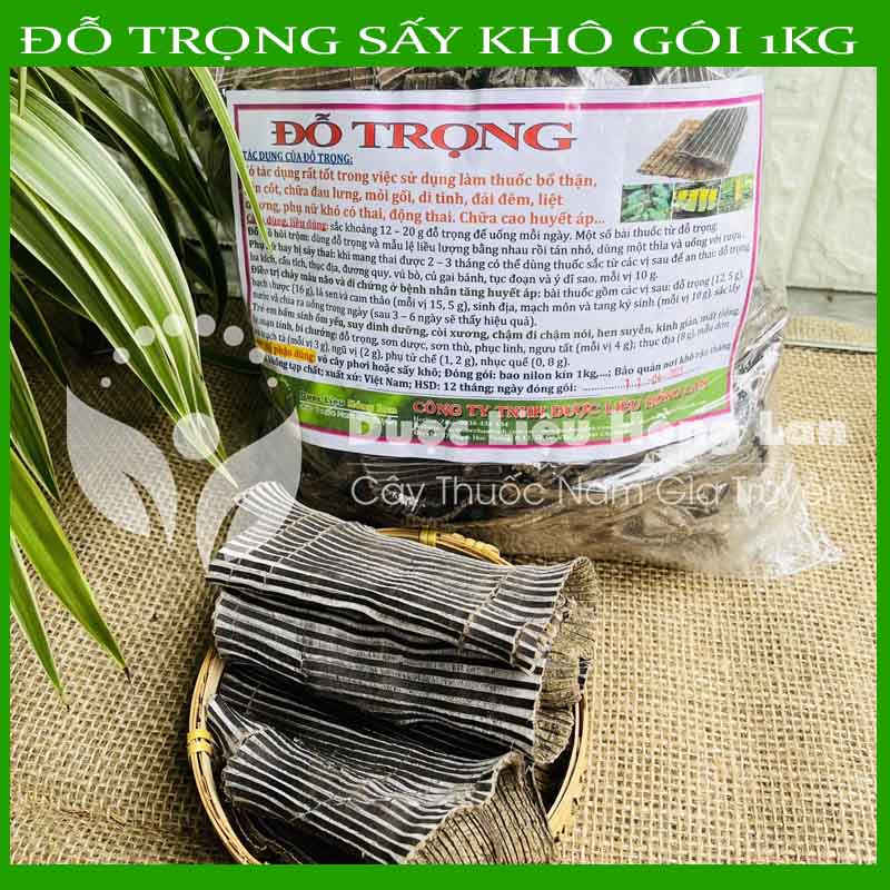 Đỗ Trọng khô đóng gói 1kg