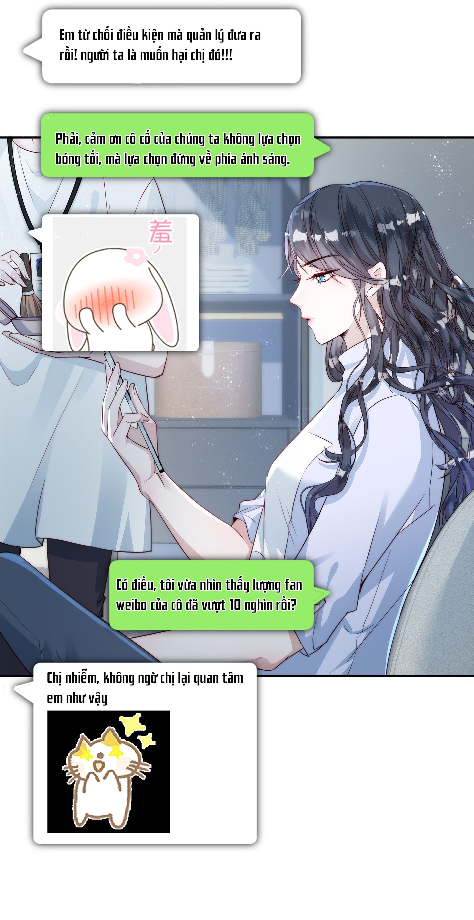 hot search phủ sóng! kẻ muốn buông xuôi như tôi nổi tiếng sau một đêm chapter 11.2 1