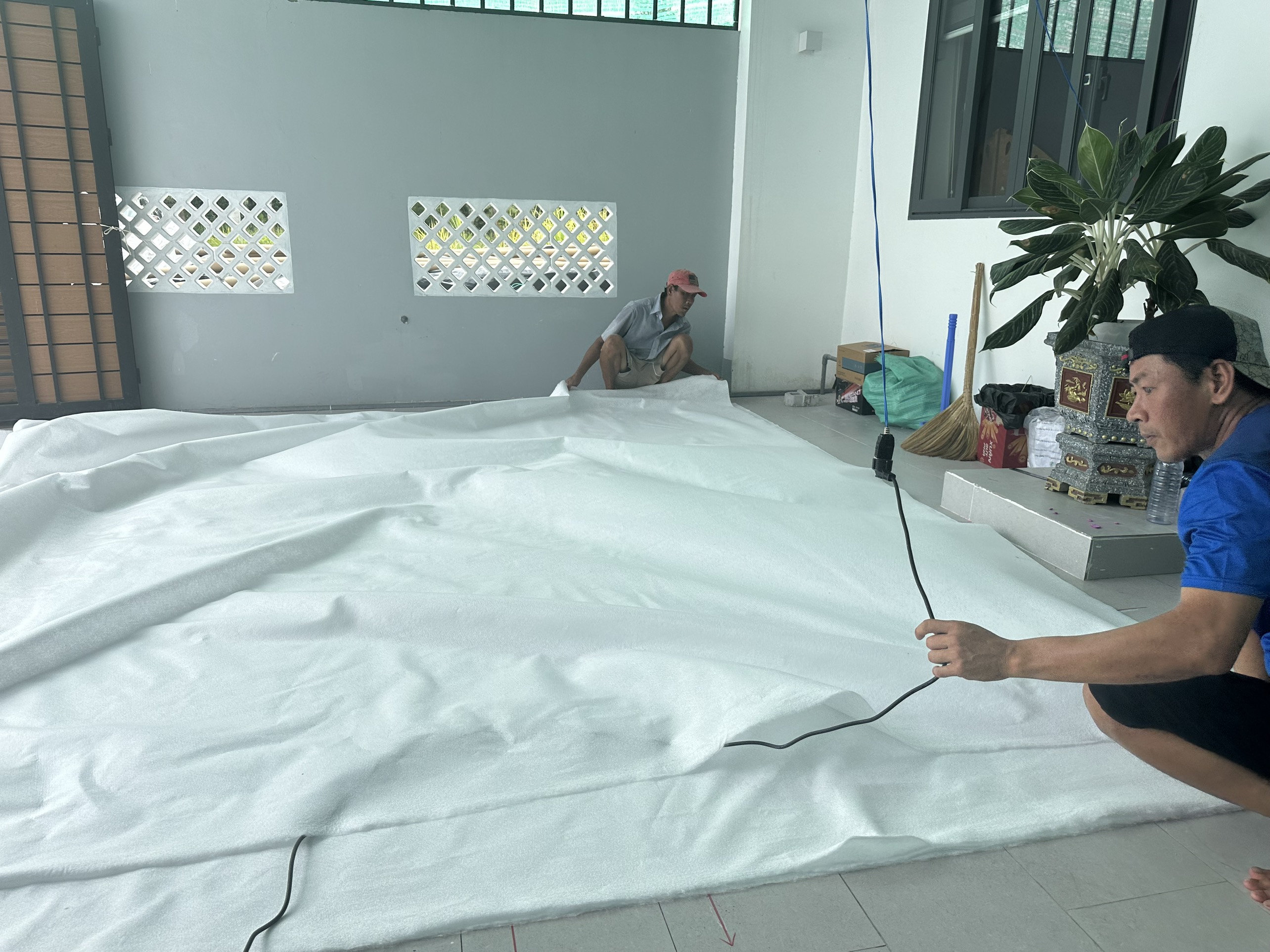 Vải địa kỹ thuật ART không dệt Khổ 50m2 | Trồng cây phủ đất | chống cỏ | Phủ gốc cây | Chất lượng tốt nhất thị trường