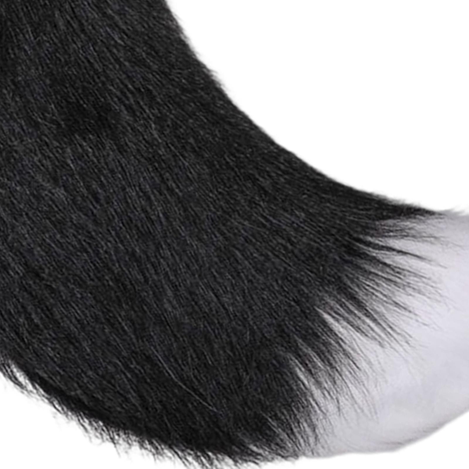 3 Pieces Plush Fox Ears Hair Clip Faux Fur Long Tail Women Girl Headwear Lovely Lolita Headband for Anime Cosplay Prop Christmas Fancy Dress