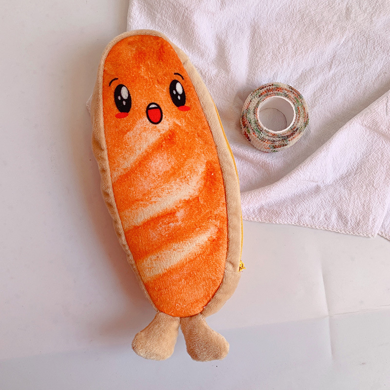 Túi Đựng Bút Cho Bé Hình Bánh Mì Dễ Thương PaKaSa - Hàng Chính Hãng