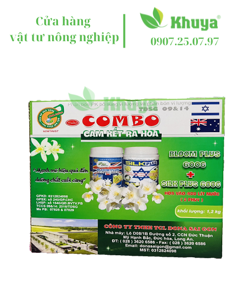 Combo Phân bón Dona Cam Kết Ra Hoa Cây Ăn Trái