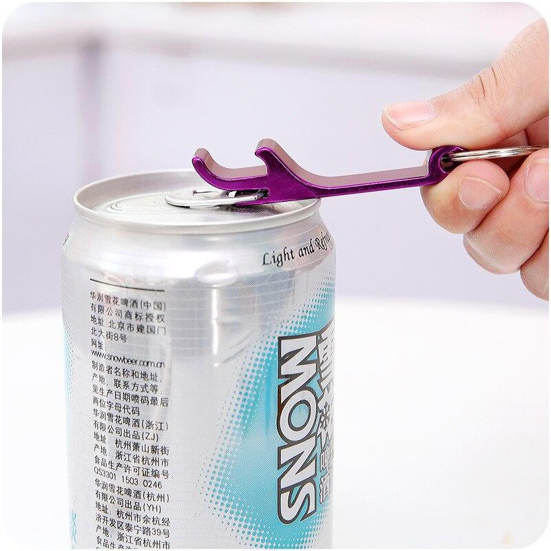 1pc Creative Multi - functional Colorful Opener Portable Key Holder Beverage Beer Bottle Opener