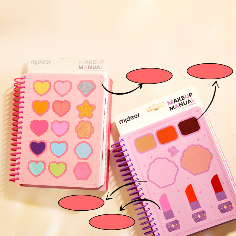 Đồ chơi Sổ Tay Trang Điểm và Tô Màu Nước - Mideer Makeup Manual