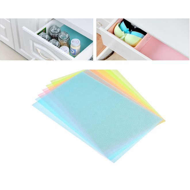 Combo 4 Miếng lót đa năng làm sạch tủ lạnh, ngăn tủ, bàn ăn GD83-4MLTL