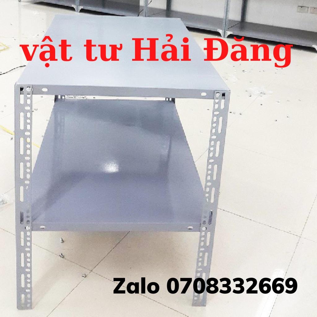 Rộng 40cm,kệ sắt v lỗ 2 tầng,Dài 60cm - 80cm - 100cm,kệ sắt mâm nhiều kích thước