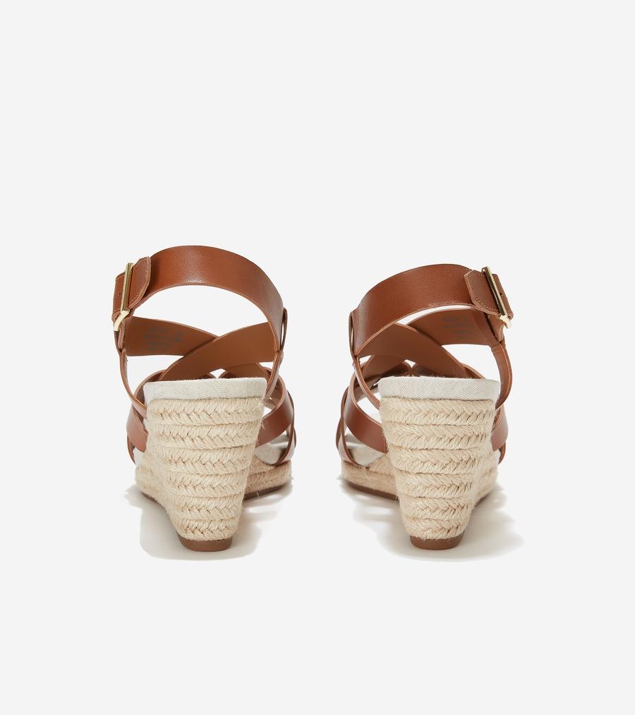 GIÀY ĐẾ XUỒNG COLE HAAN NỮ CRYSTAL WEDGE SANDAL 70MM