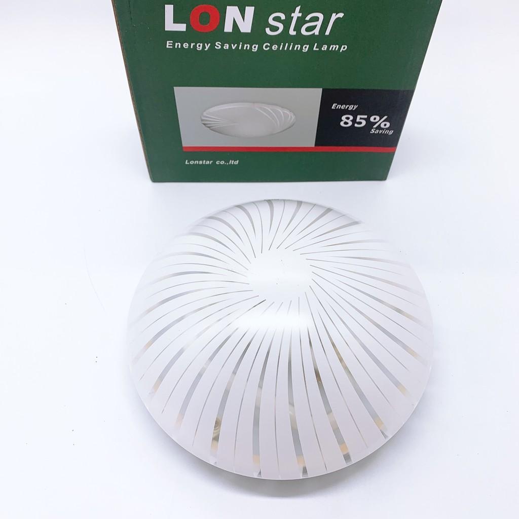 Đèn ốp trần trang trí ban công,phòng vệ sinh,cầu thang 22W phi 26cm ốp nổi tròn Thương hiệu LONstar