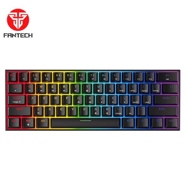 Bàn Phím Cơ Gaming FANTECH MK857 MAXFIT61 Hỗ Trợ Hotswap Led RGB Size 60% - Hàng chính hãng