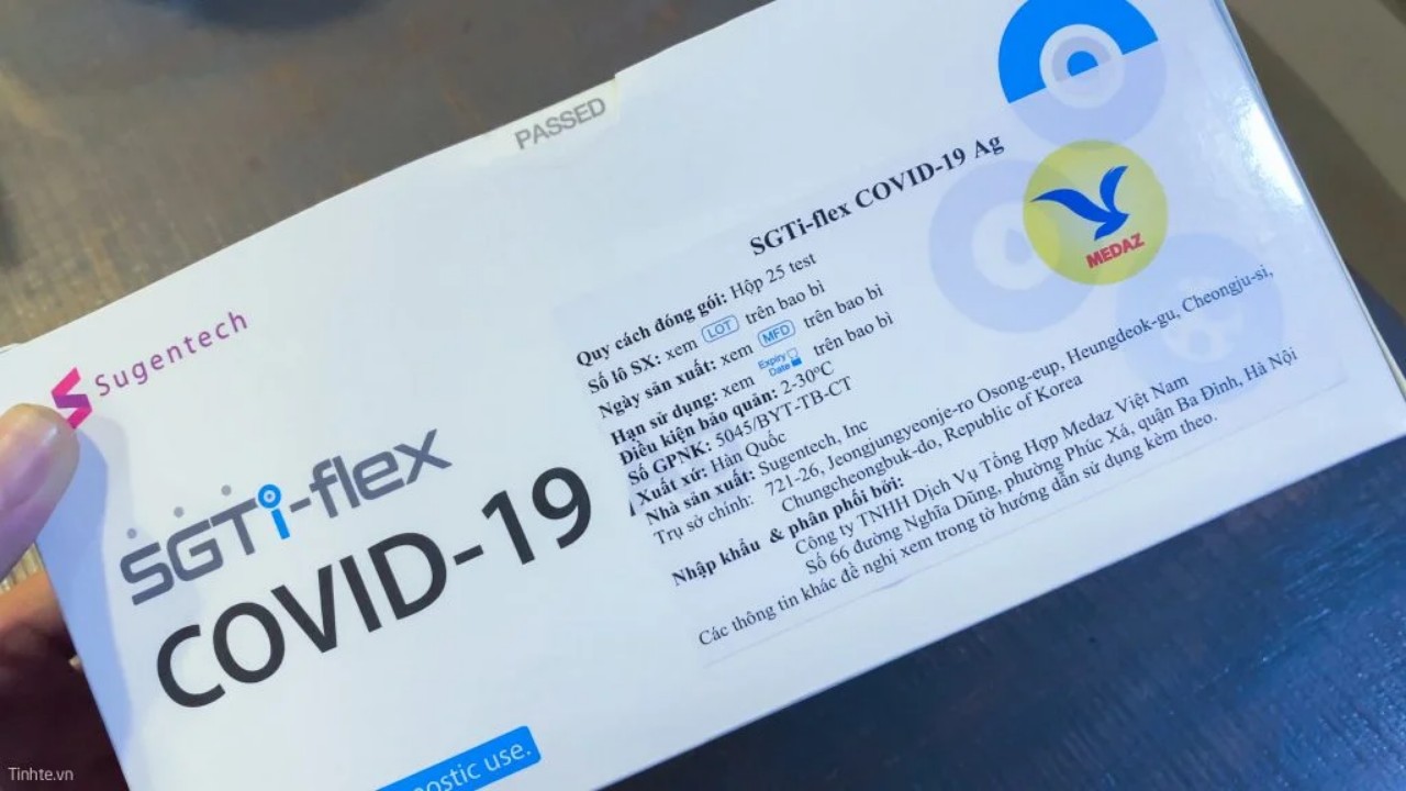 Test sgti-flex covid-19 ag test ĐỘ CHÍNH  XÁC CAO