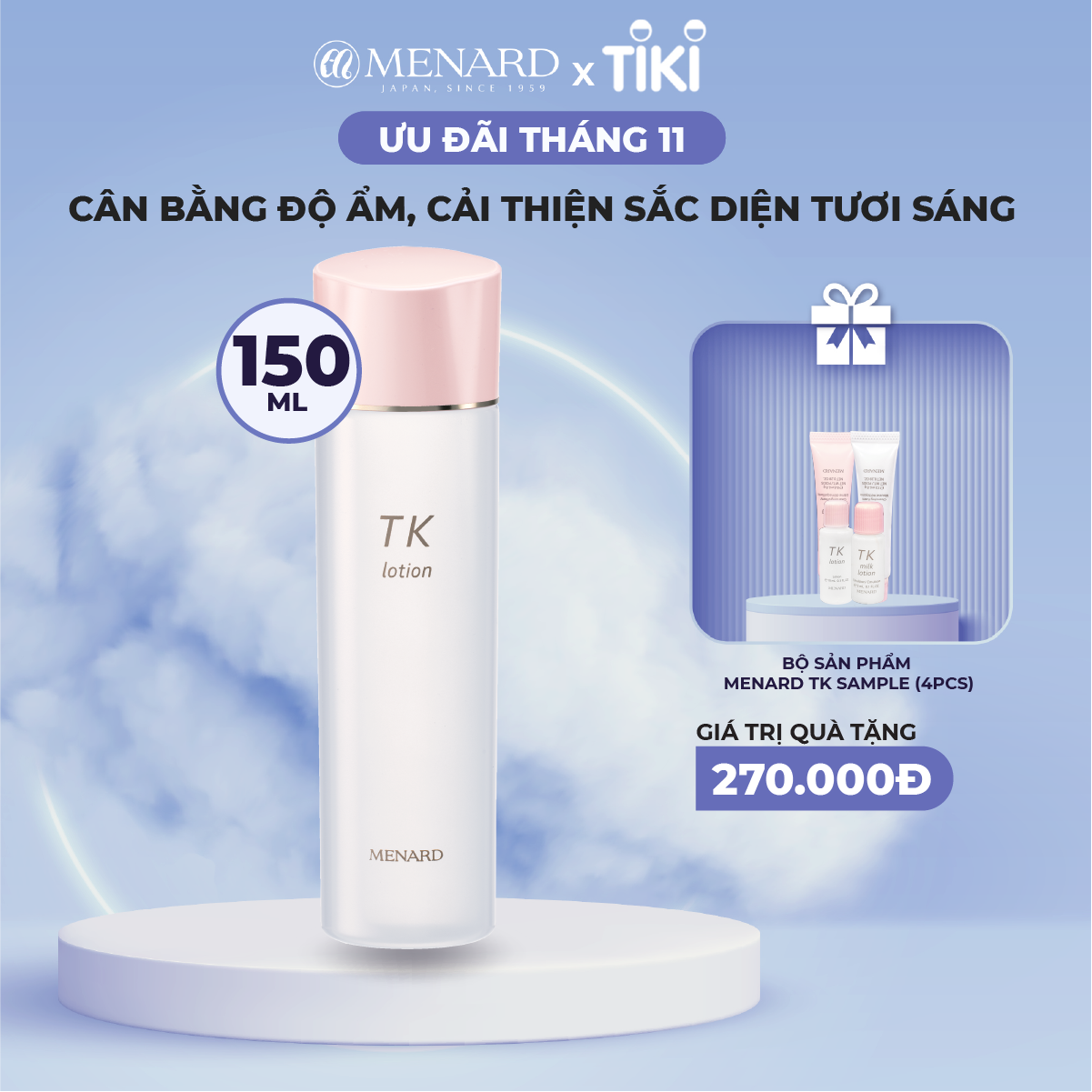 Dung Dịch Cân Bằng Ẩm Menard TK Lotion Chống Lão Hóa Sớm (150ml)