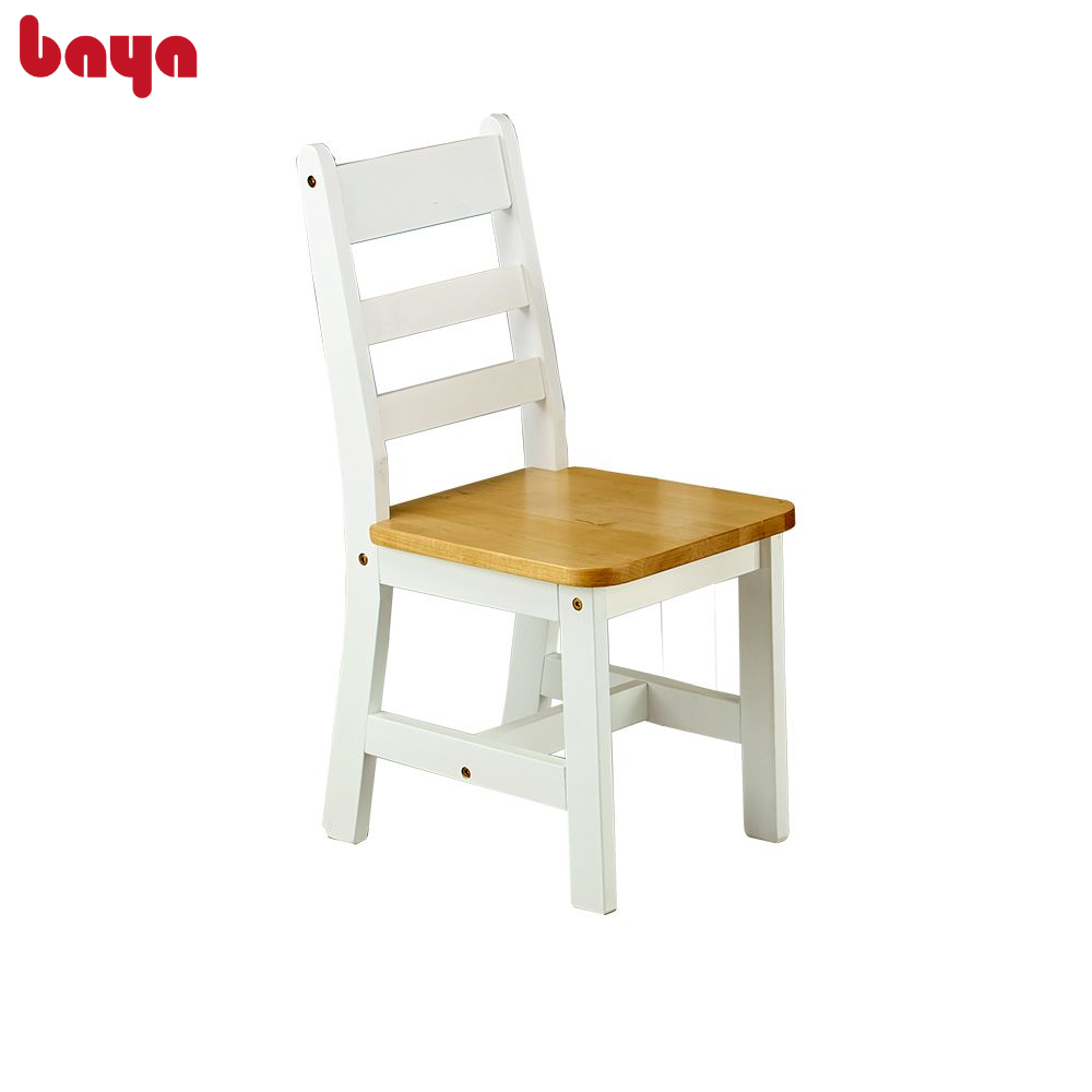 Ghế Trẻ Em Bằng Gỗ Cao Cấp BAYA Piglet Thiết Kế Các Góc Cạnh Bo Tròn Chiều Cao 64.5cm Phù Hợp Với Bé, Chất Liệu Gỗ Cao Su Dẻo Dai Bền Chắc 2224