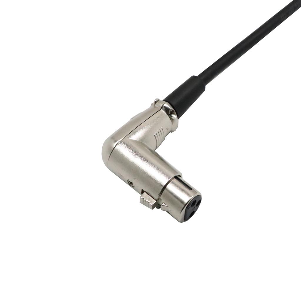 2x 3.5mm TRS To XLR Male To Female Mono Microphone Audio Cable