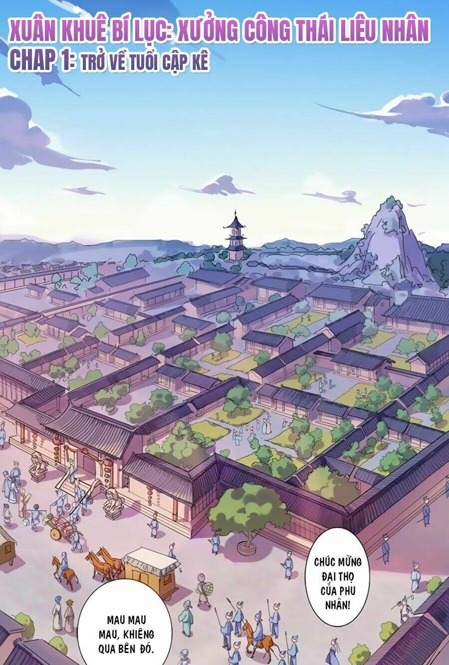 xuân khuê bí lục: xưởng công thái liêu nhân chapter 1 1