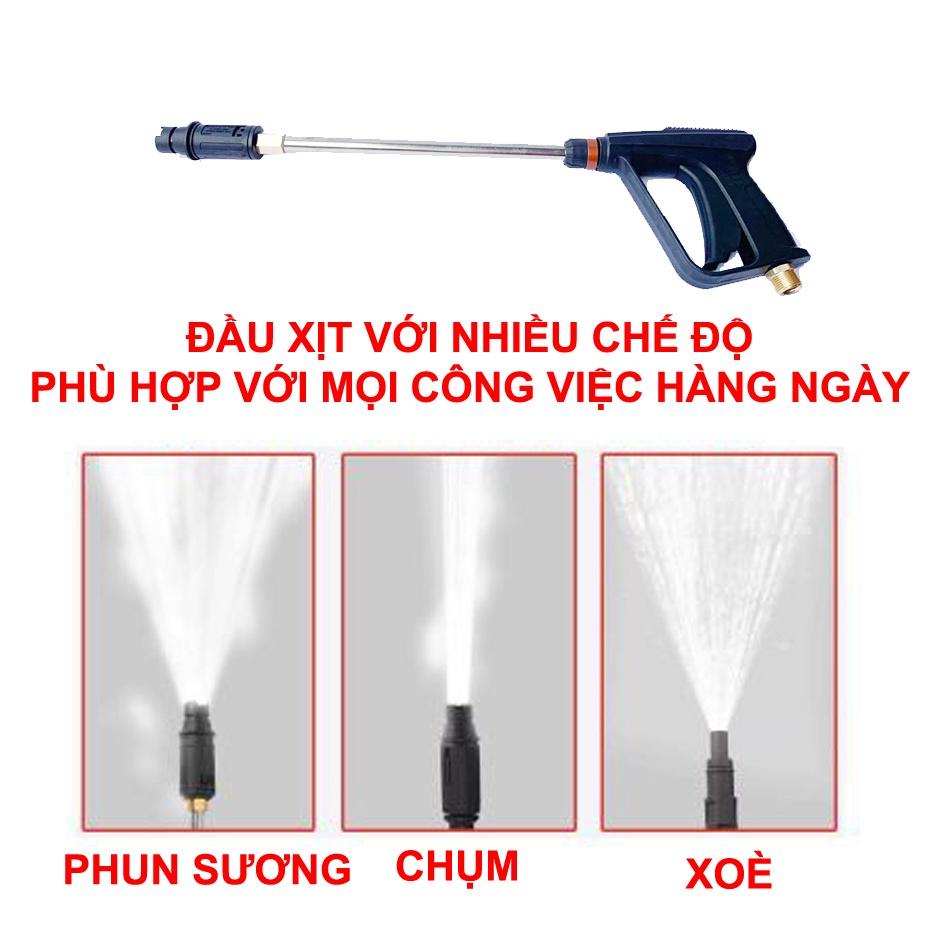 Máy rửa xe mini I Máy rửa xe cao áp YAMAHA 3500W YA889A - Có nút chỉnh áp suất + van xả khí