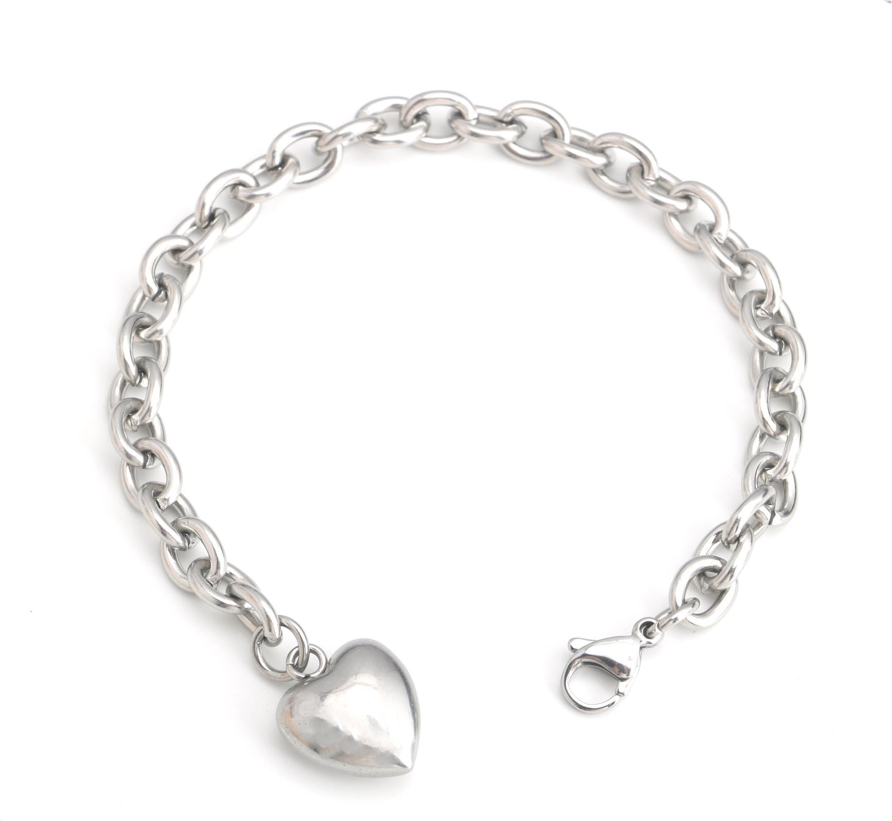 Lắc tay unisex nam nữ trái tim