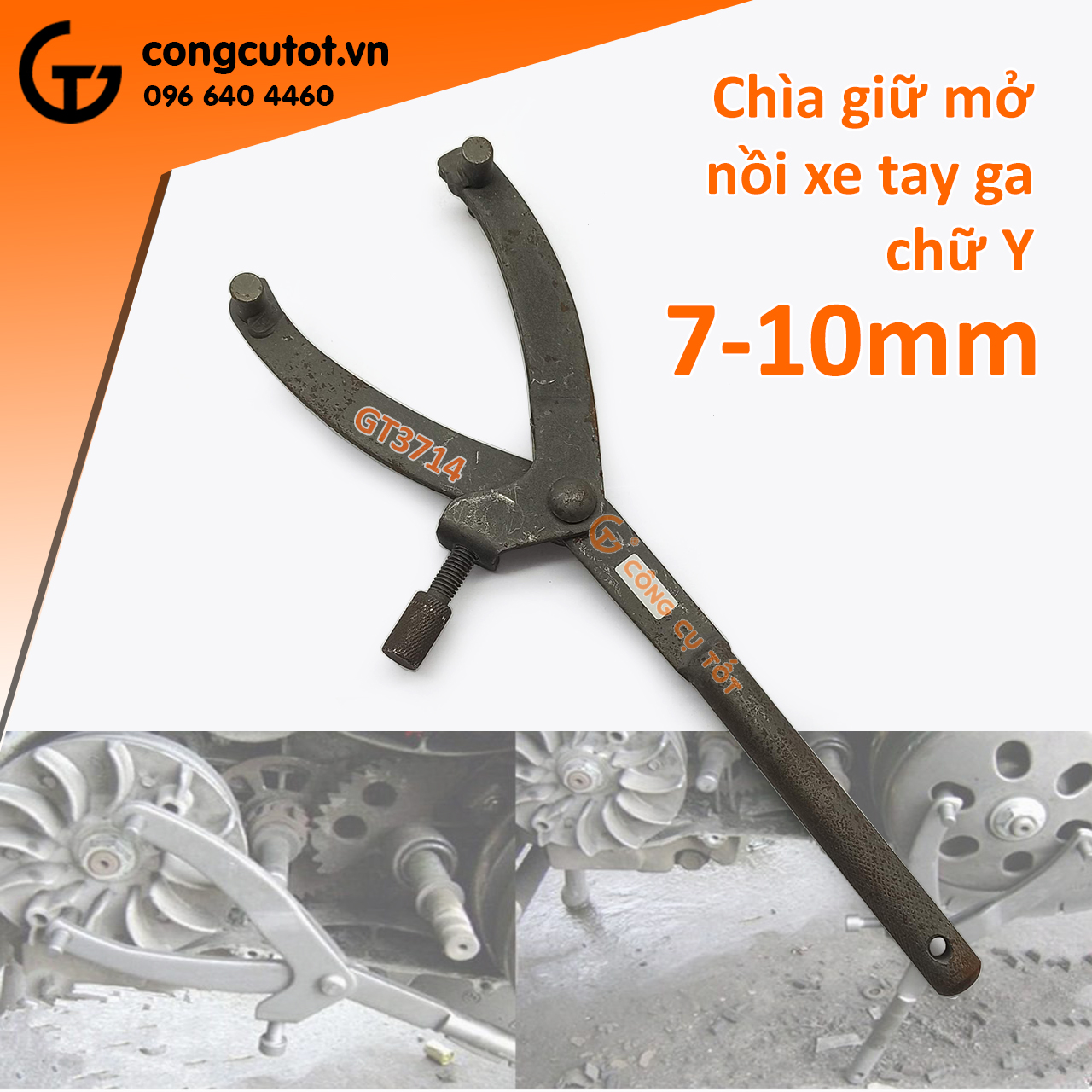 Chìa giữ mở nồi xe tay ga chữ Y GT3714