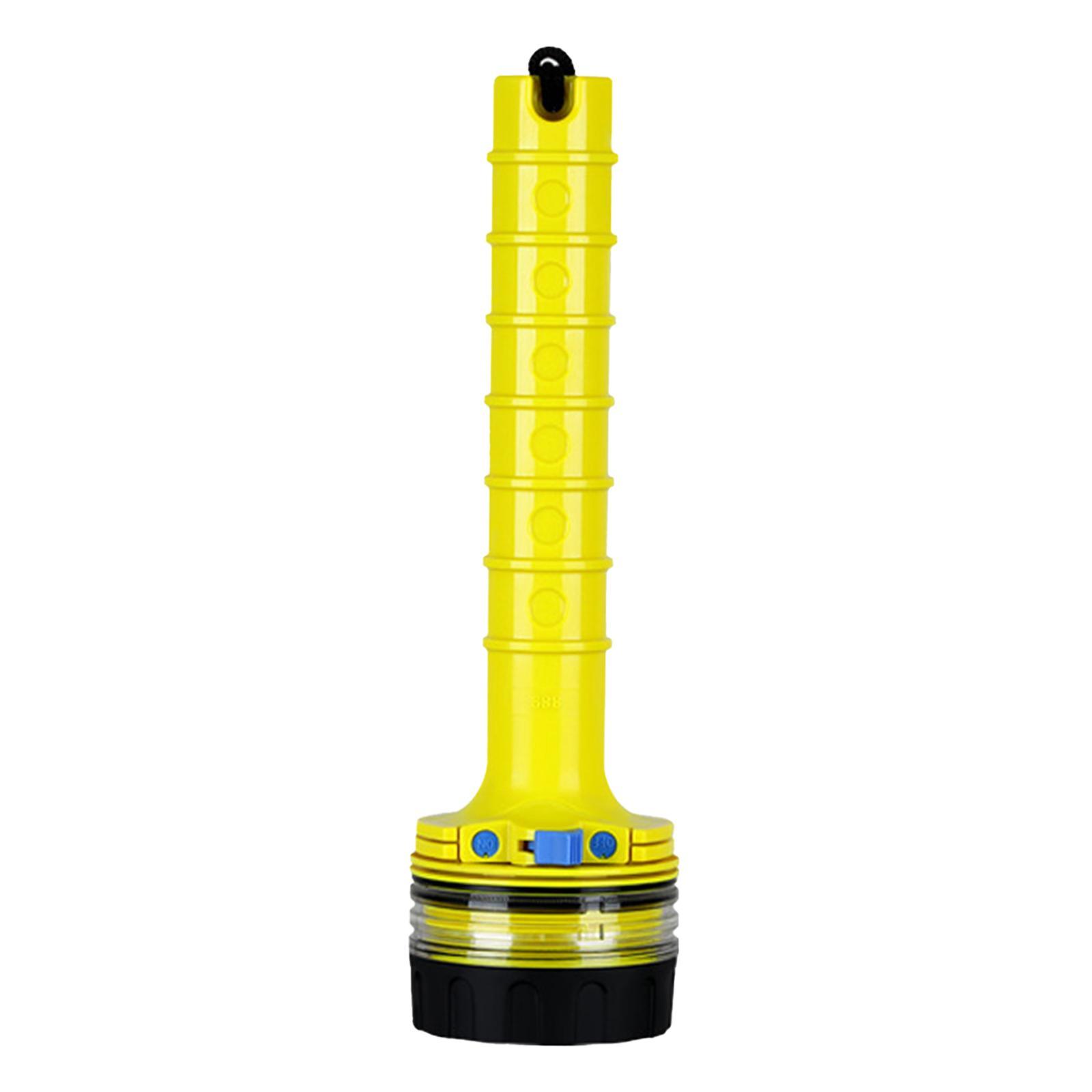 Scuba Diving Flashlight, Waterproof Dive Torch, Handheld Bright LED Torch Light Underwater Light for Night Snorkeling, Underwater Activities