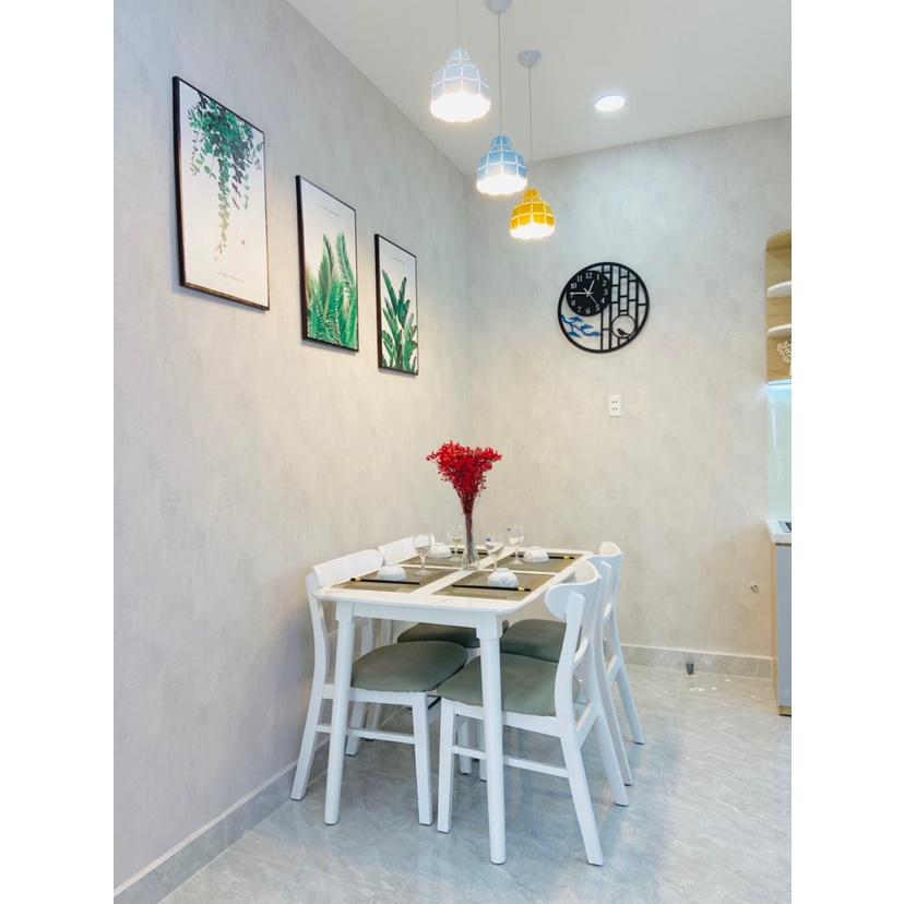 Đồng hồ treo tường gỗ chim én, đồng hồ treo tường trang trí phòng ngủ phòng khác quán cafe