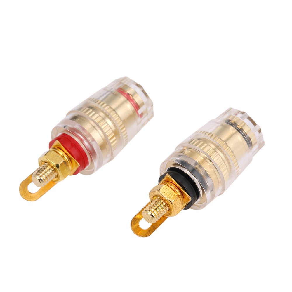 Đầu Nối Loa Bộ Khuếch Đại Đầu Cắm Chuối 4mm Màu Đen & Đỏ - Nhiều Màu
